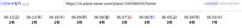 일반/기타 키워드 순위 상승 레퍼런스