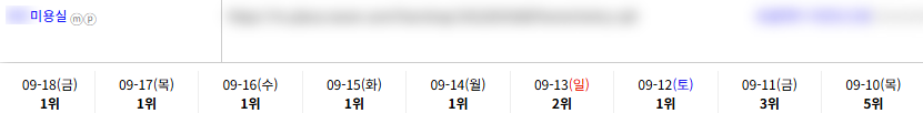 일반/기타 키워드 순위 상승 레퍼런스