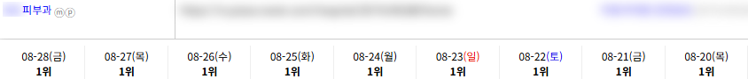 병의원 키워드 순위 상승 레퍼런스