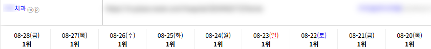 병의원 키워드 순위 상승 레퍼런스